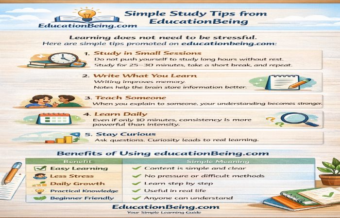 simple study tips from educationbeing