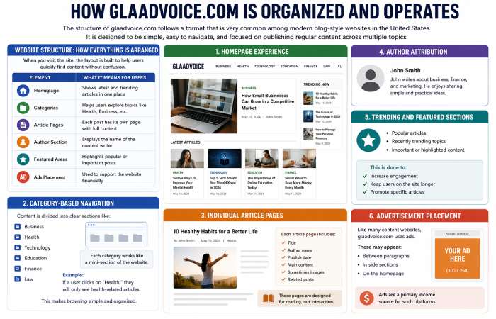 how glaadvoice.com is organized and operates