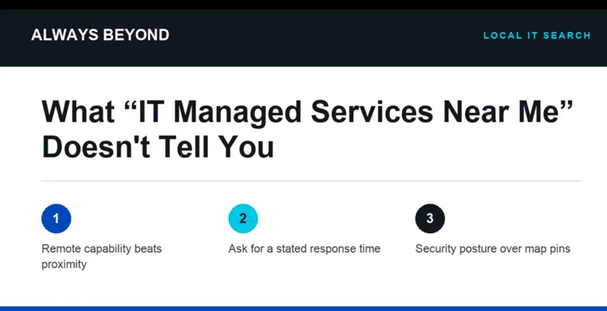 it managed services near me